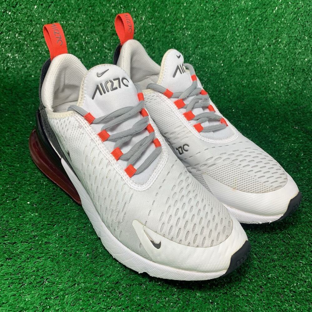 Nike Air Max 270 GS White Siren Red UK 6 EUR 40 US 7Y 943345-111